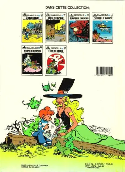 Verso de l'album Isabelle Tome 7 L'envoûtement du Népenthés