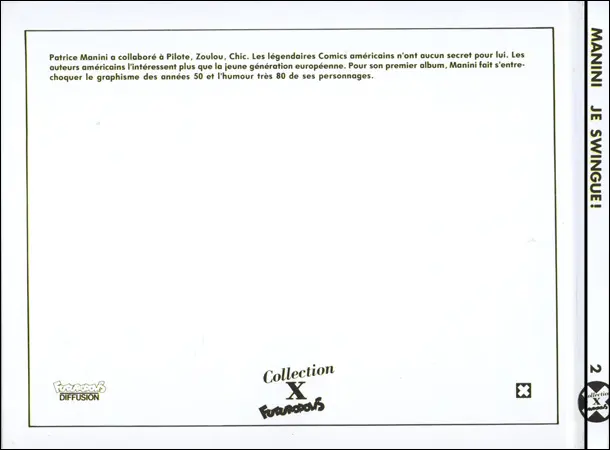 Verso de l'album Je swingue !