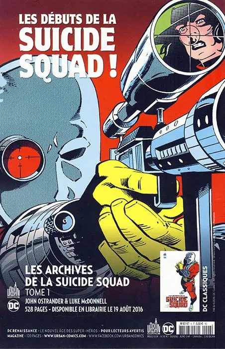 Verso de l'album Justice League Univers #6
