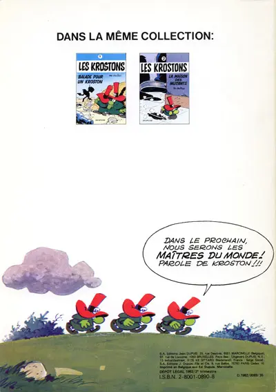 Verso de l'album Les Krostons Tome 3 La vie de château