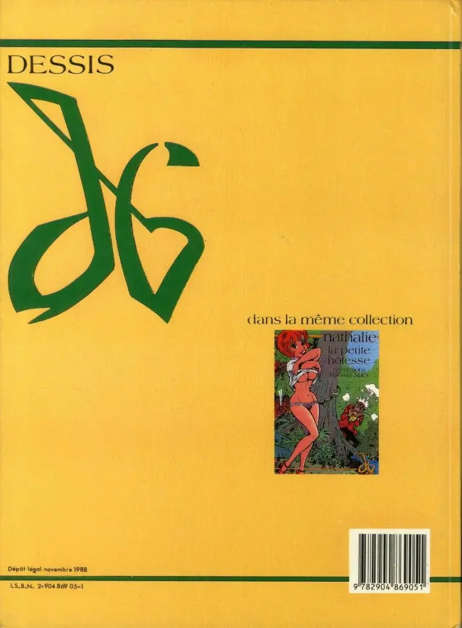 Verso de l'album Magali la petite infirmière