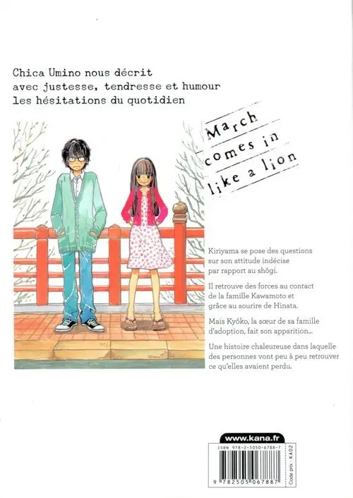 Verso de l'album March comes in like a lion 2