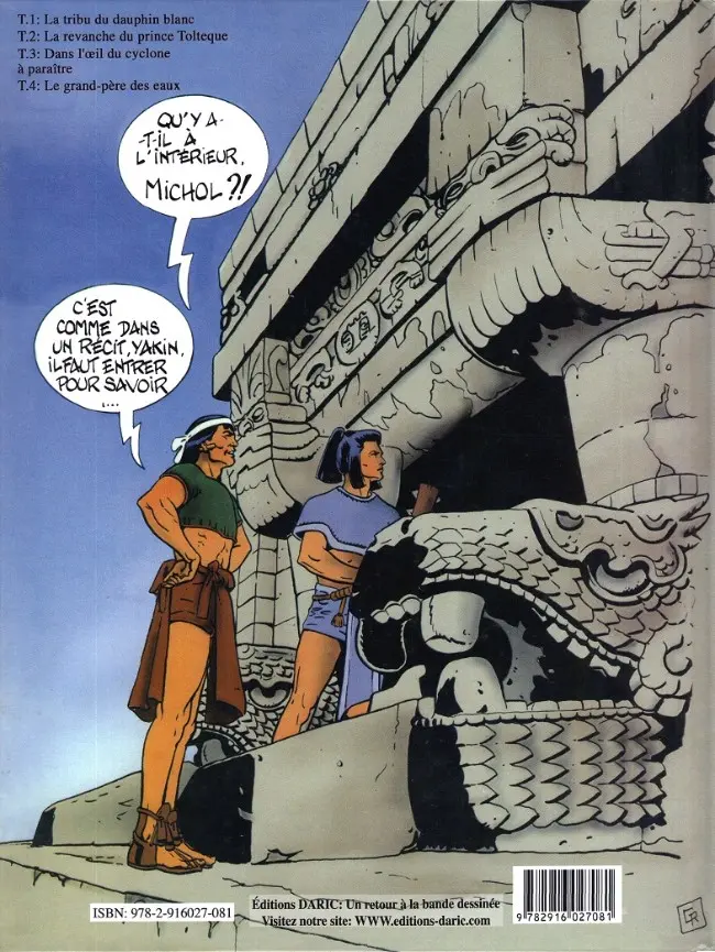 Verso de l'album Mayas Tome 3 Dans l'œil du cyclone