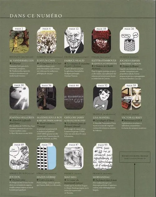 Verso de l'album Le Monde diplomatique en bande dessinée