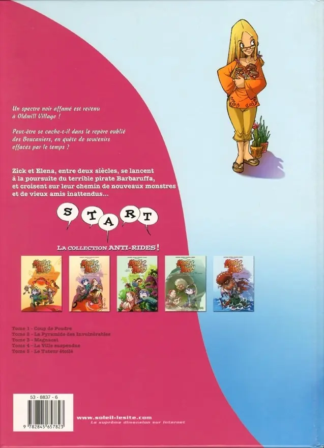 Verso de l'album Monster Allergy Tome 5 Le tuteur étoilé