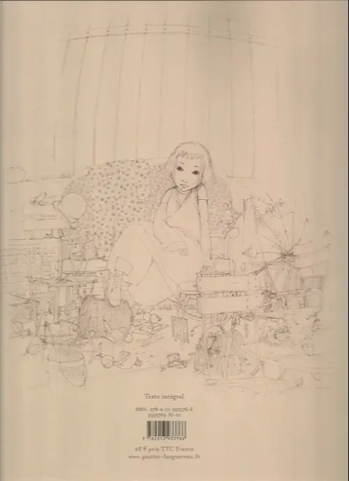 Verso de l'album Alice au pays des merveilles