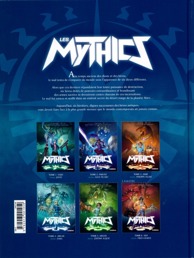 Verso de l'album Les Mythics Tome 5 Miguel