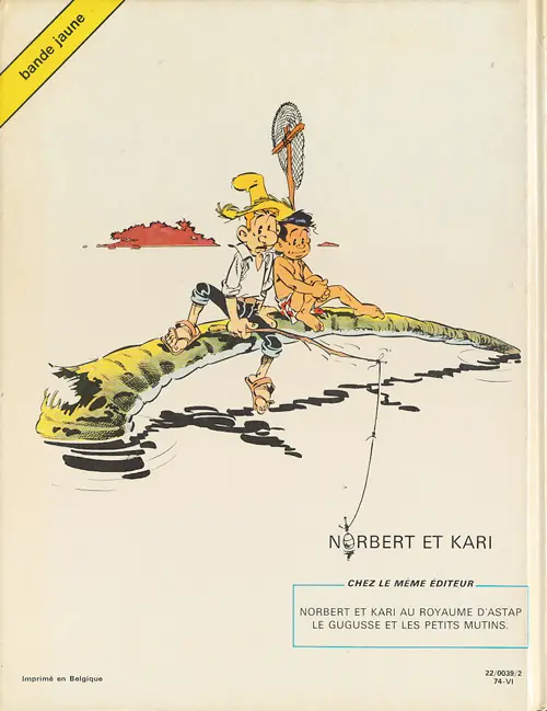 Verso de l'album Norbert et Kari Tome 1 Au royaume d'Astap