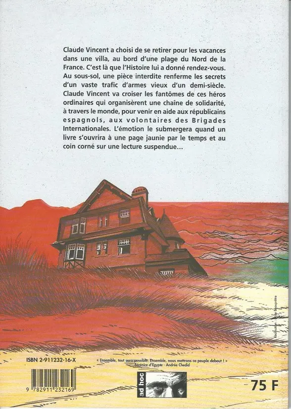 Verso de l'album La page cornée