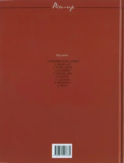 Verso de l'album Pin-up 9 Venin