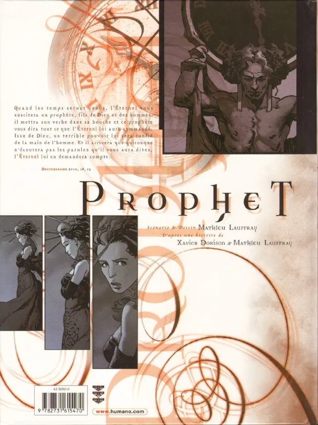 Verso de l'album Prophet Tome 2 Infernum in Terra