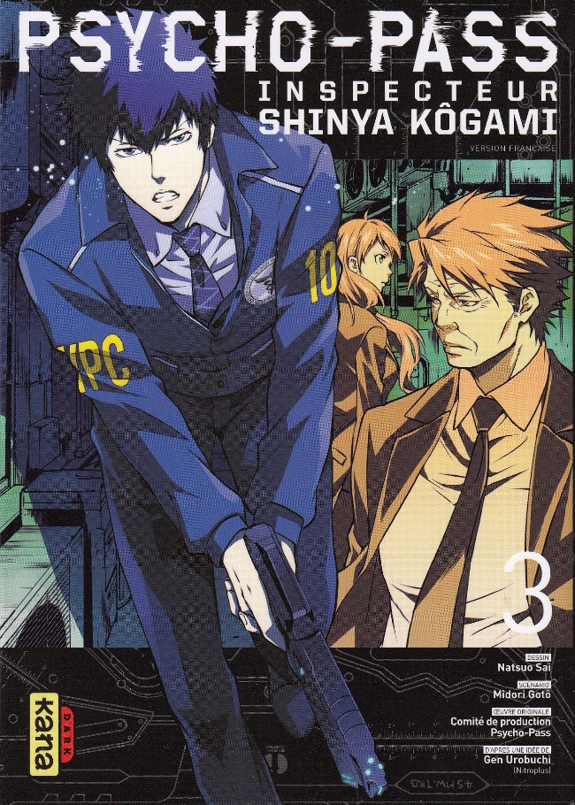 Couverture de l'album Psycho-Pass - Inspecteur Shinya Kôgami 3