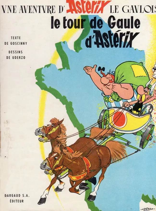 Couverture de l'album Astérix Tome 5 Le tour de Gaule d'Astérix