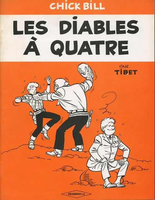 Couverture de l'album Chick Bill Les diables à quatre