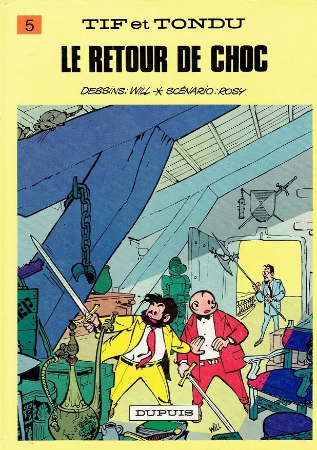 Couverture de l'album Tif et Tondu Tome 5 Le retour de Choc