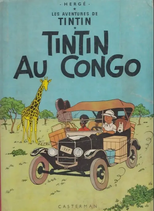 Couverture de l'album Tintin Tome 2 Tintin au congo