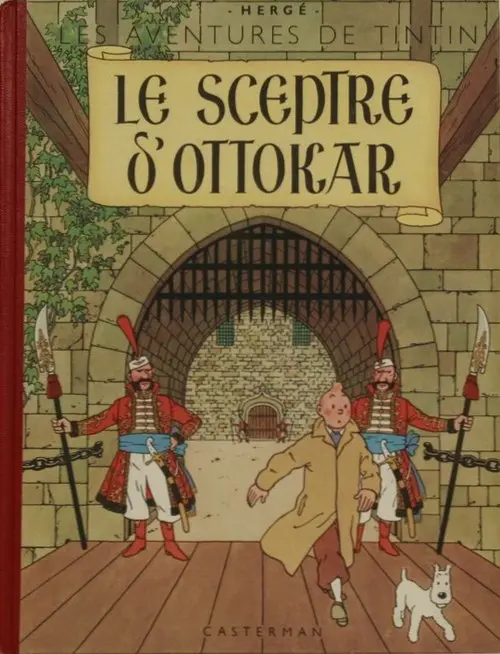 Couverture de l'album Tintin Tome 8 Le sceptre d'Ottokar
