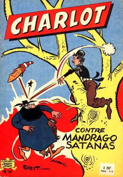 Couverture de l'album Charlot 1ère Série - SPE Tome 20 Charlot contre Mandrago Satanas