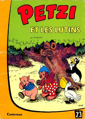 Couverture de l'album Petzi Tome 23 Petzi et les lutins