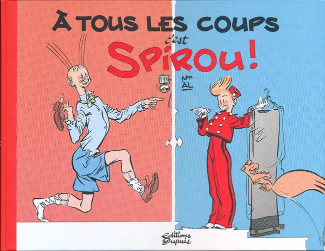 Couverture de l'album Spirou et Fantasio - Une aventure de... / Le Spirou de... À tous les coups, c'est Spirou !