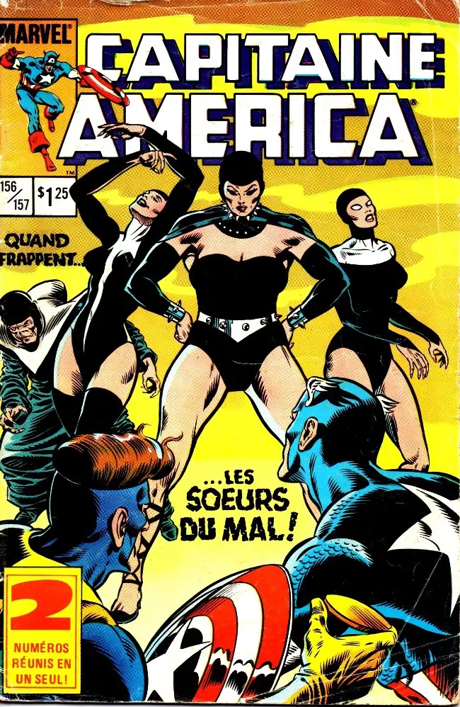 Couverture de l'album Capitaine America Tome 156 La mesure d'un homme !