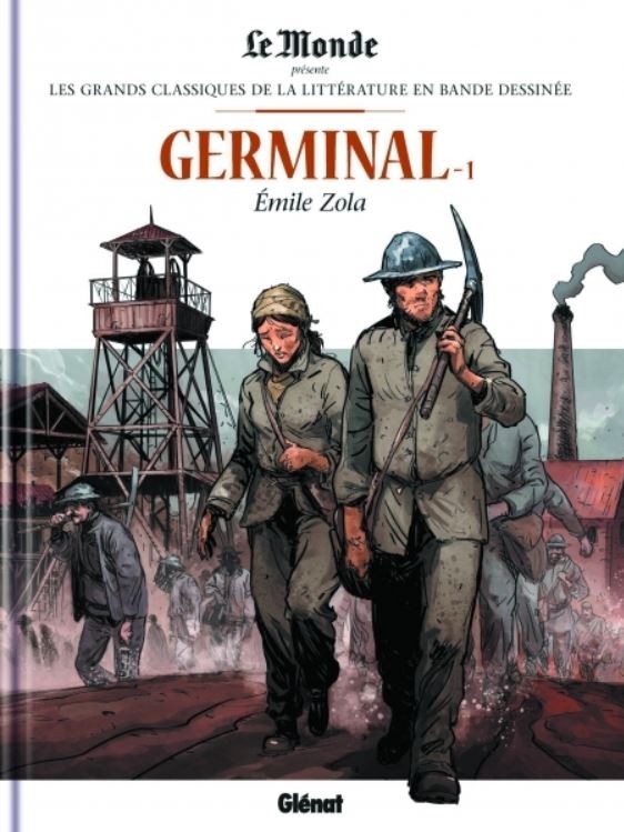 Couverture de l'album Les Grands Classiques de la littérature en bande dessinée Tome 12 Germinal - 1