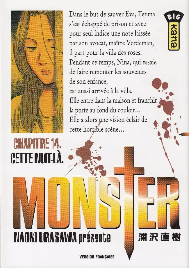 Couverture de l'album Monster Chapitre 14 Cette nuit-là