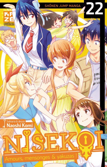 Couverture de l'album Nisekoi - Amours, Mensonges & Yakuzas ! 22 En plein milieu