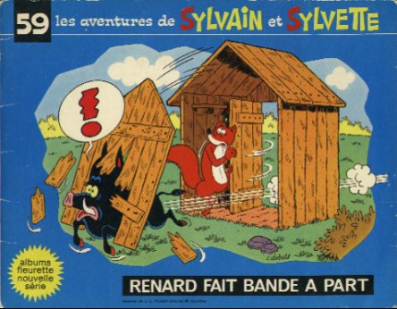 Couverture de l'album Sylvain et Sylvette Tome 59 Renard fait bande à part