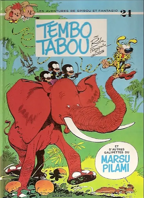 Couverture de l'album Spirou et Fantasio Tome 24 Tembo Tabou