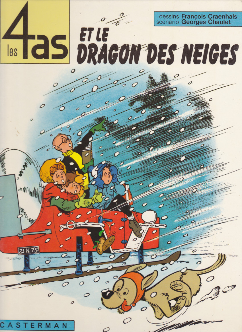 Couverture de l'album Les 4 as Tome 7 Les 4 as et le dragon des neiges