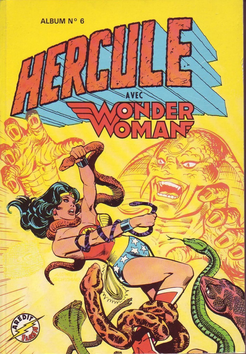 Couverture de l'album Hercule avec Wonder Woman Album N° 6