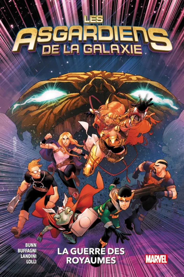 Couverture de l'album Les asgardiens de la galaxie 2 La guerre des royaumes
