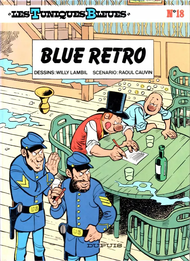 Couverture de l'album Les Tuniques Bleues Tome 18 Blue Retro