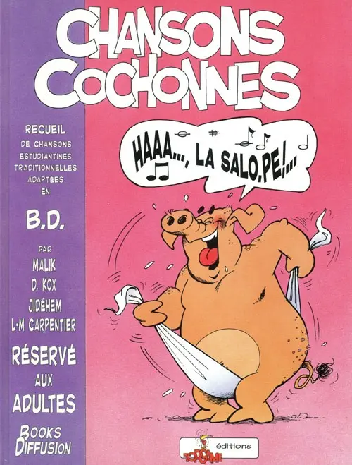 Couverture de l'album Chansons cochonnes Tome 1