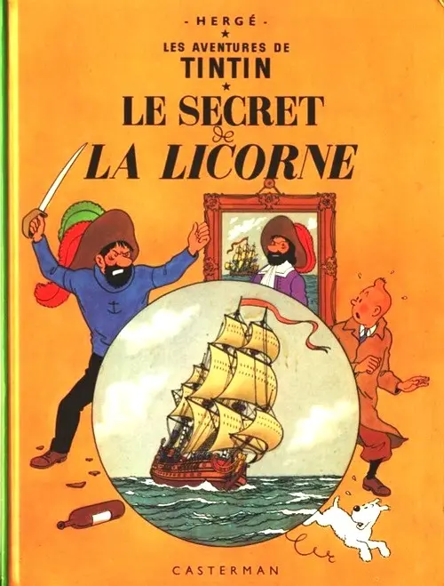 Couverture de l'album Tintin Tome 11 Le secret de la Licorne