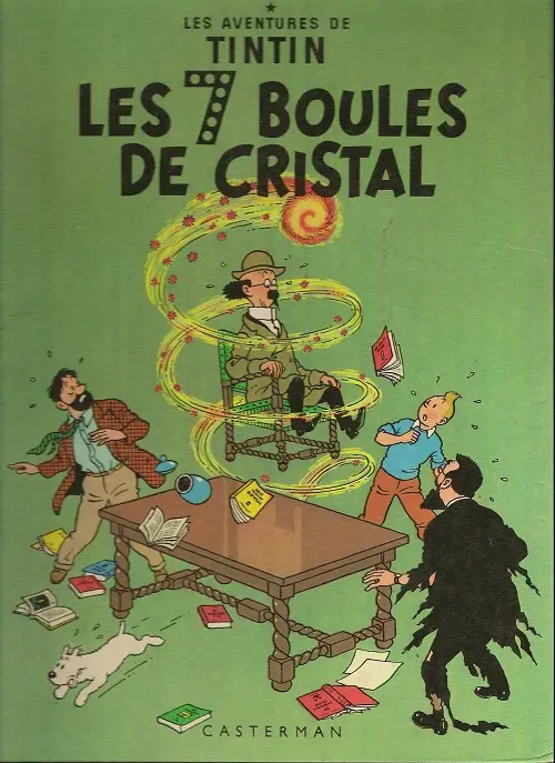 Couverture de l'album Tintin Tome 13 Les 7 boules de cristal