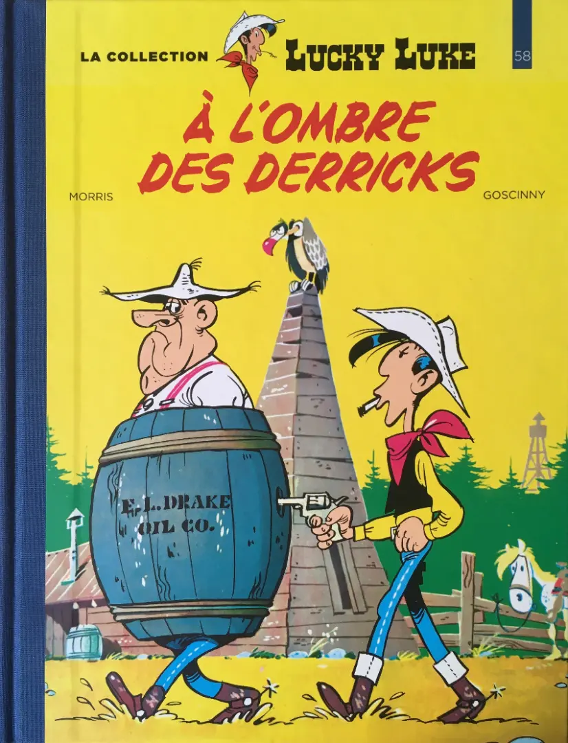 Couverture de l'album Lucky Luke La collection Tome 58 À l'ombre des derricks