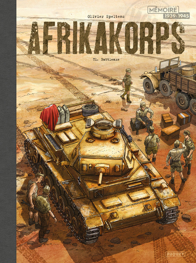 Couverture de l'album Afrikakorps Tome 1 Battleaxe