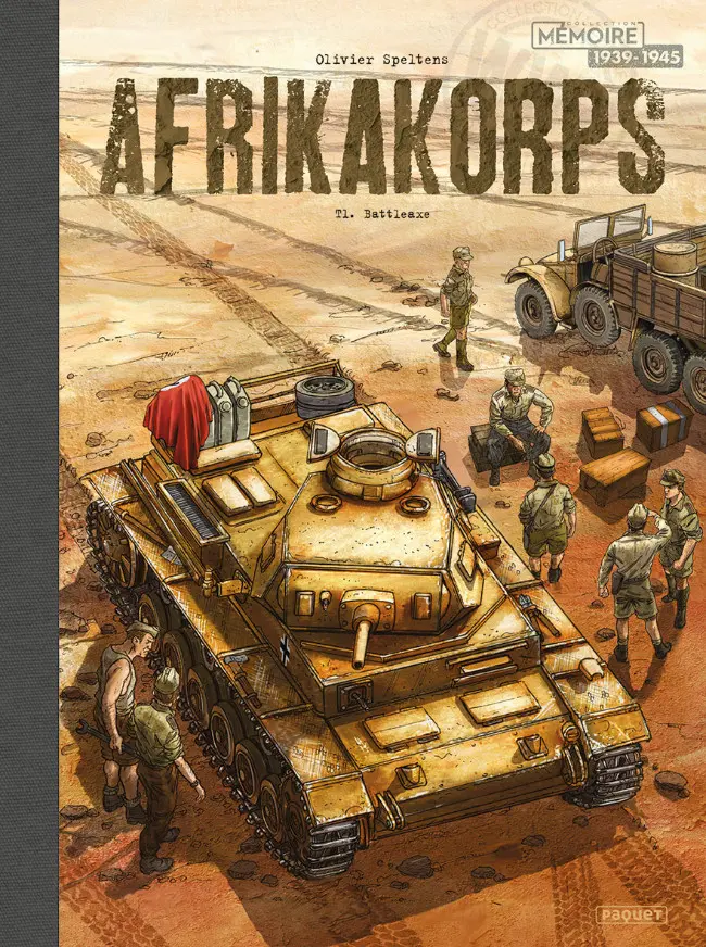 Couverture de l'album Afrikakorps Tome 1 Battleaxe