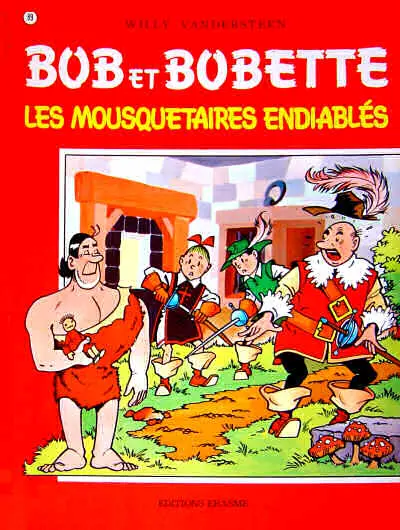 Couverture de l'album Bob et Bobette Tome 89 Les mousquetaires endiablés