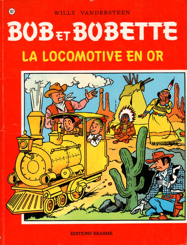 Couverture de l'album Bob et Bobette Tome 162 La locomotive en or