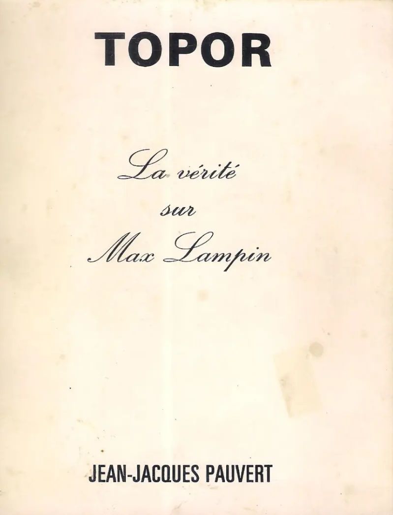Couverture de l'album La vérité sur Max Lampin