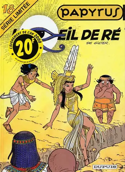 Couverture de l'album Papyrus Tome 18 L'Œil de Ré