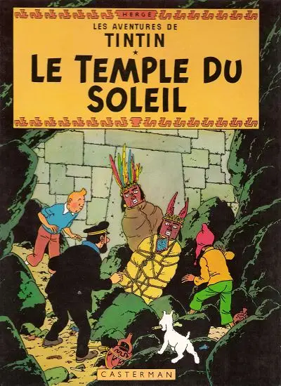 Couverture de l'album Tintin Tome 14 Le temple du soleil