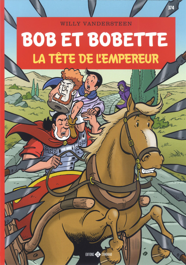 Couverture de l'album Bob et Bobette Tome 374 La tête de l'Empereur