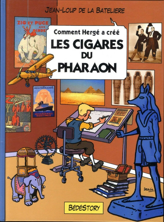 Couverture de l'album Comment Hergé a créé... Tome 3 Les cigares du pharaon