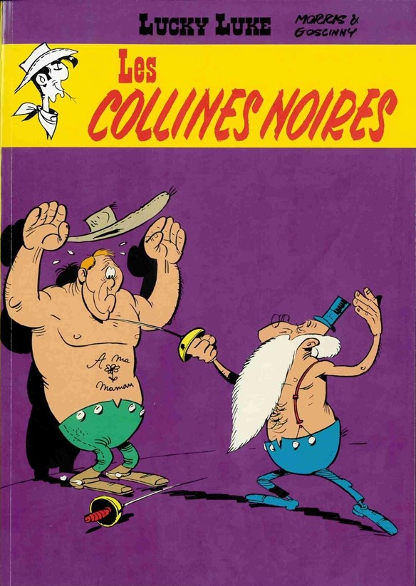 Couverture de l'album Lucky Luke Tome 21 Les collines noires