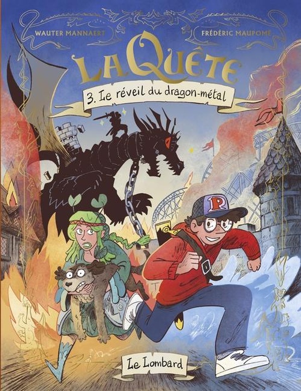 Couverture de l'album La Quête 3 Le réveil du dragon-métal