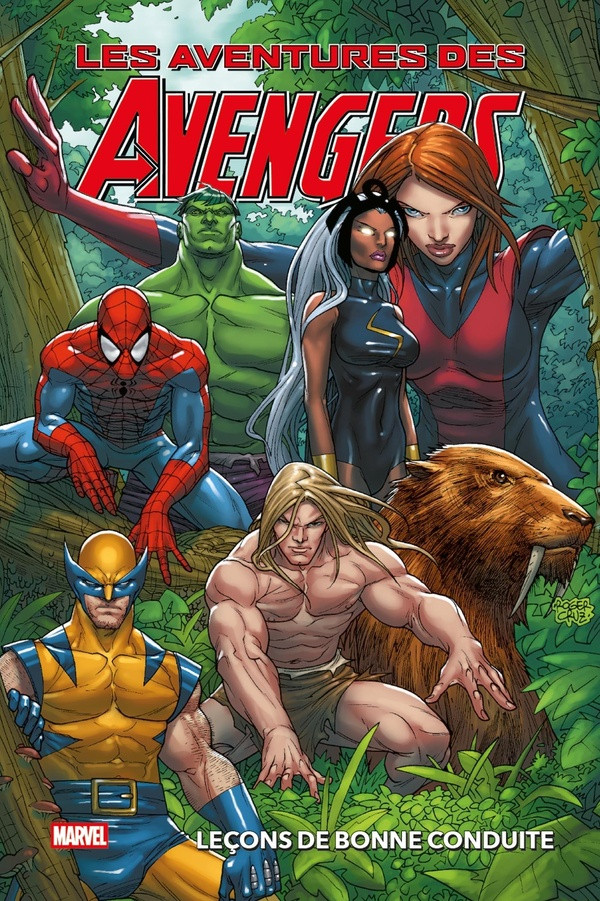 Couverture de l'album Les aventures des Avengers 8 Leçons de bonne conduite